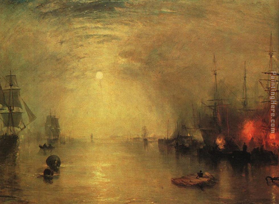 Keelman Heaving in Coals by Night